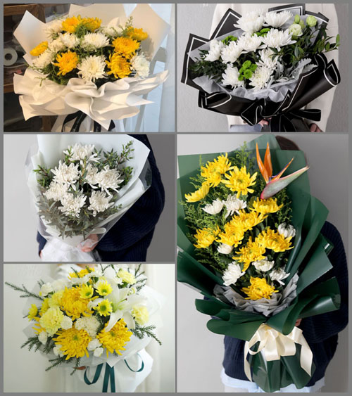河北邯郸曲周县白寨镇白事花束代送